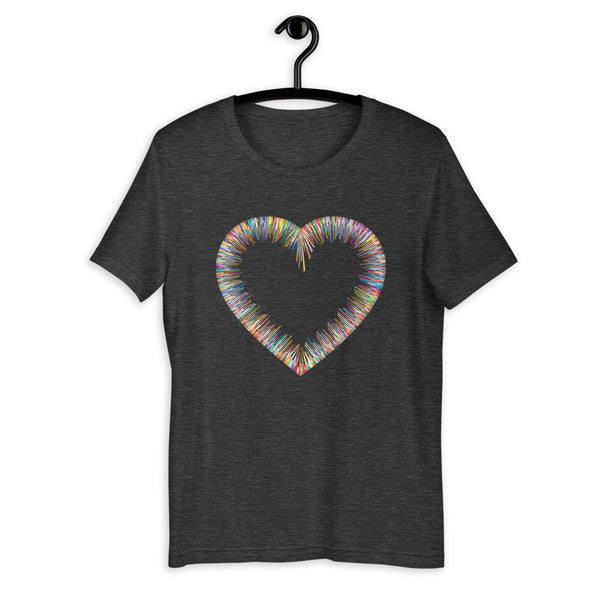 Heather Dark Grey Bella & Canva T-Shirt