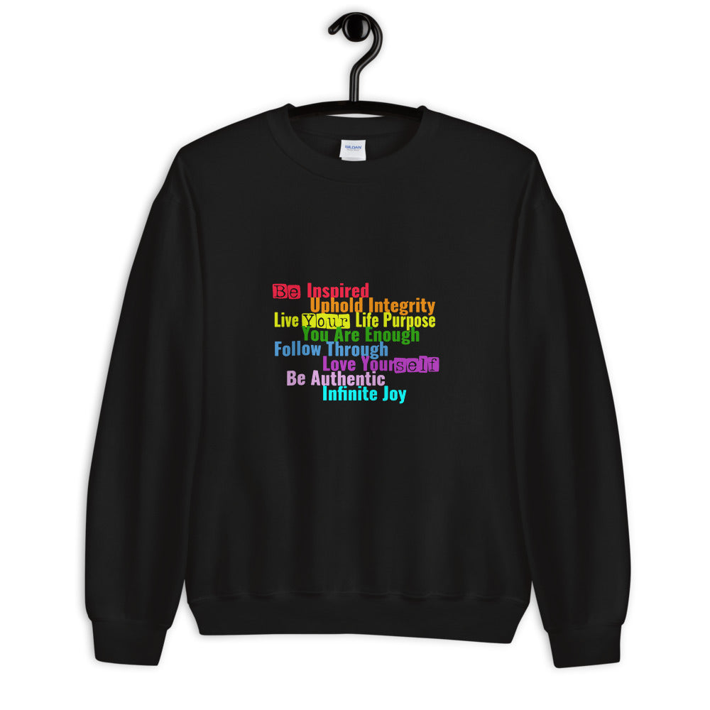 Be Inspired Unisex Crew Neck Sweatshirt