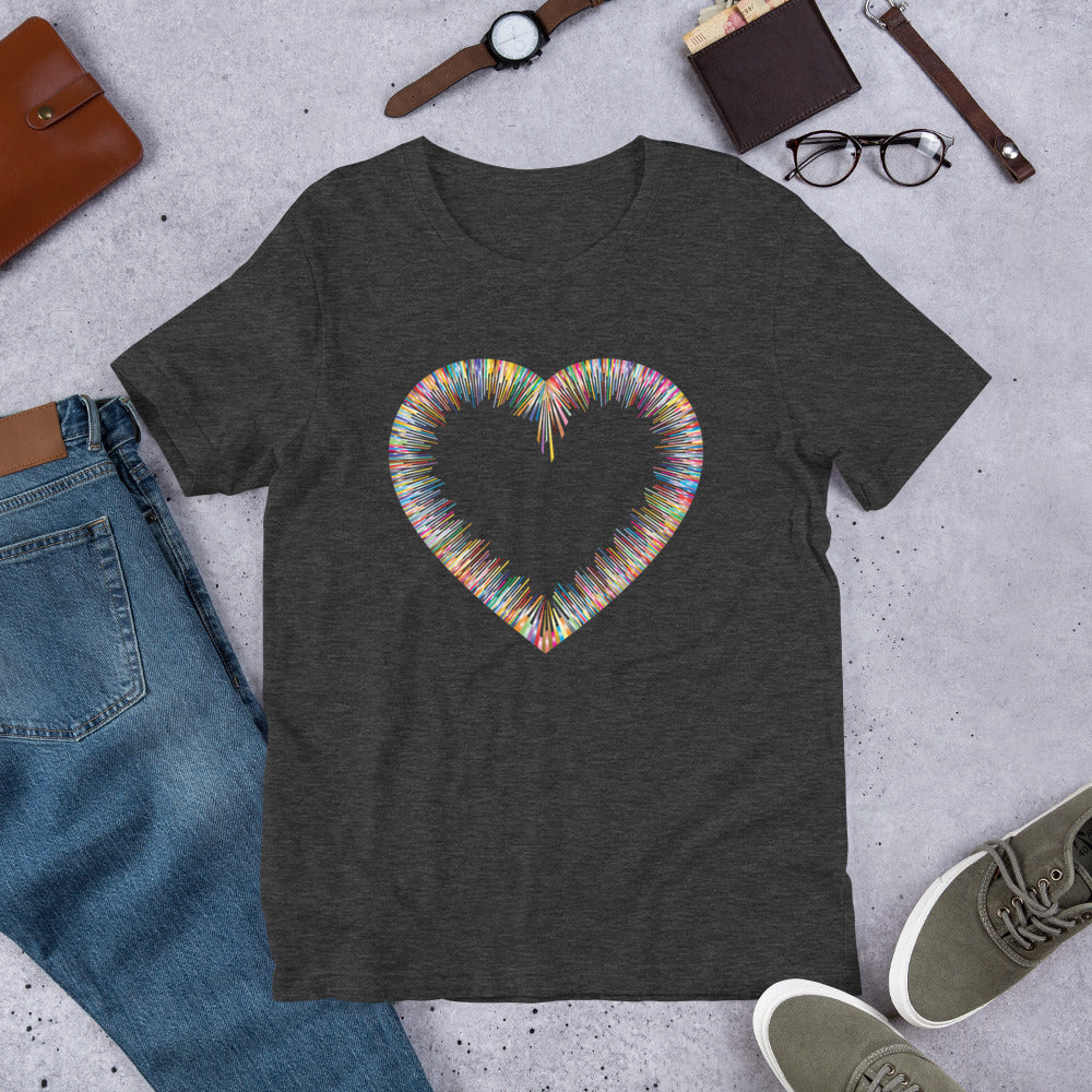 Heather Dark Grey Bella & Canva T-Shirt