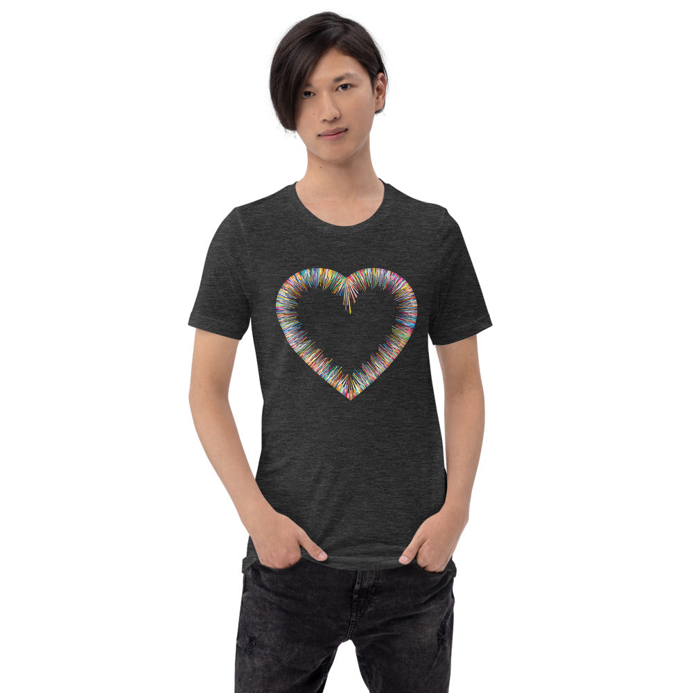 Heather Dark Grey Bella & Canva T-Shirt