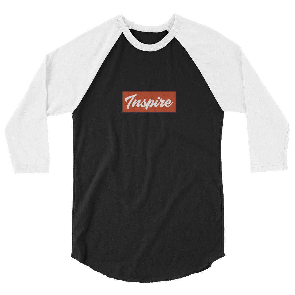 Inspire 3/4 sleeve raglan shirt