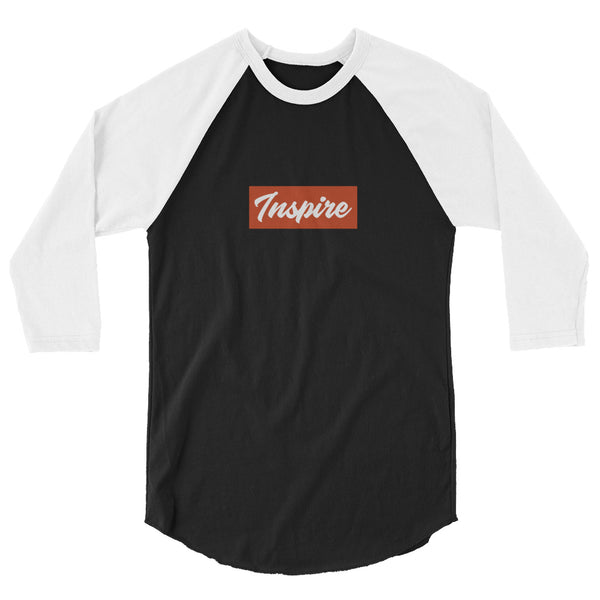 Inspire 3/4 sleeve raglan shirt