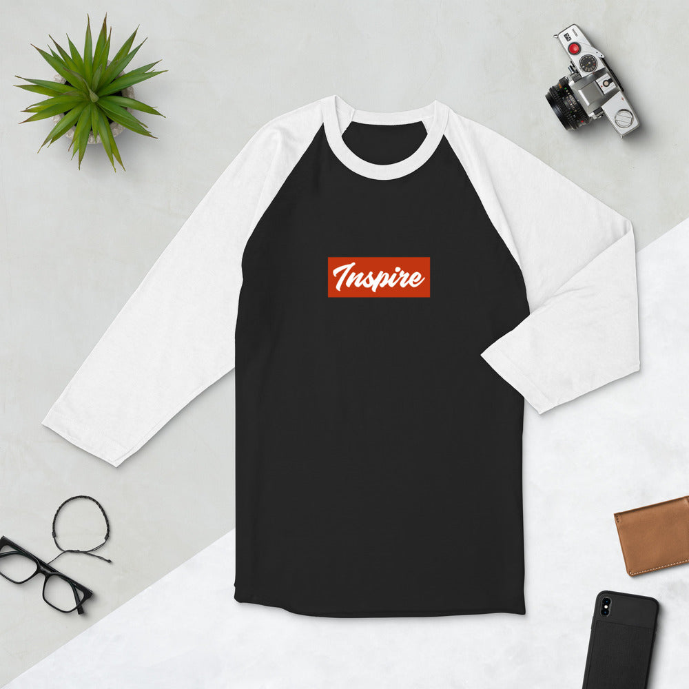 Inspire 3/4 sleeve raglan shirt