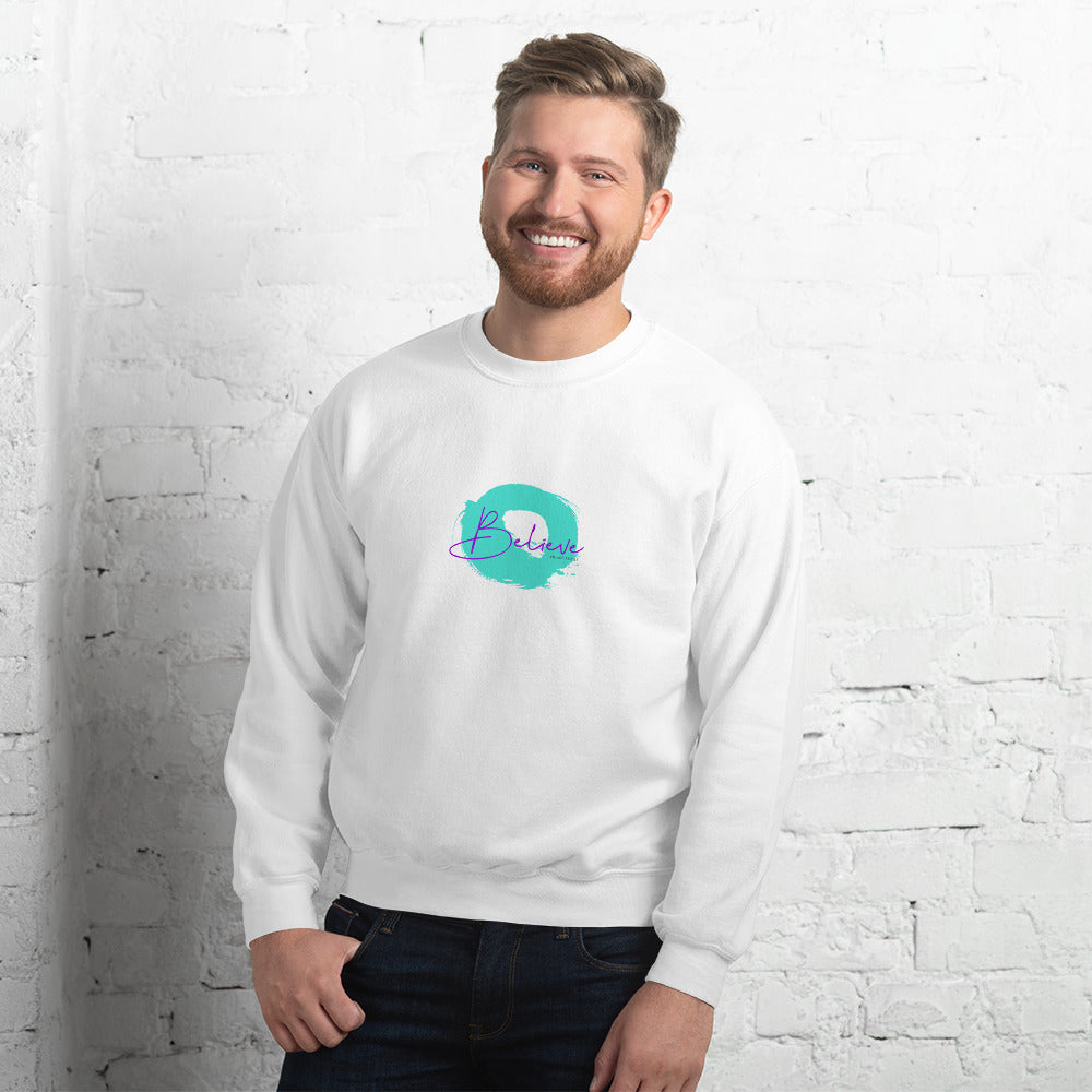 Believe Unisex Crew Neck Sweatshirt