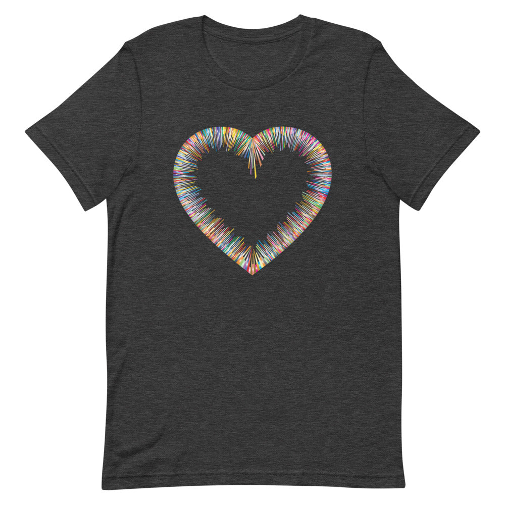 Heather Dark Grey Bella & Canva T-Shirt