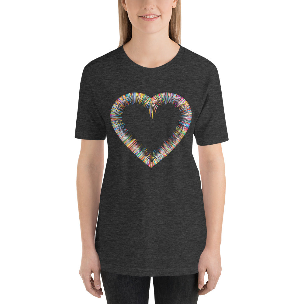 Heather Dark Grey Bella & Canva T-Shirt