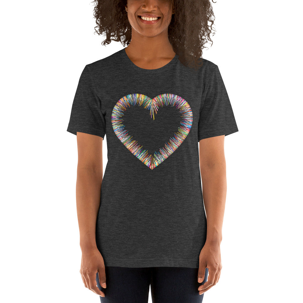 Heather Dark Grey Bella & Canva T-Shirt