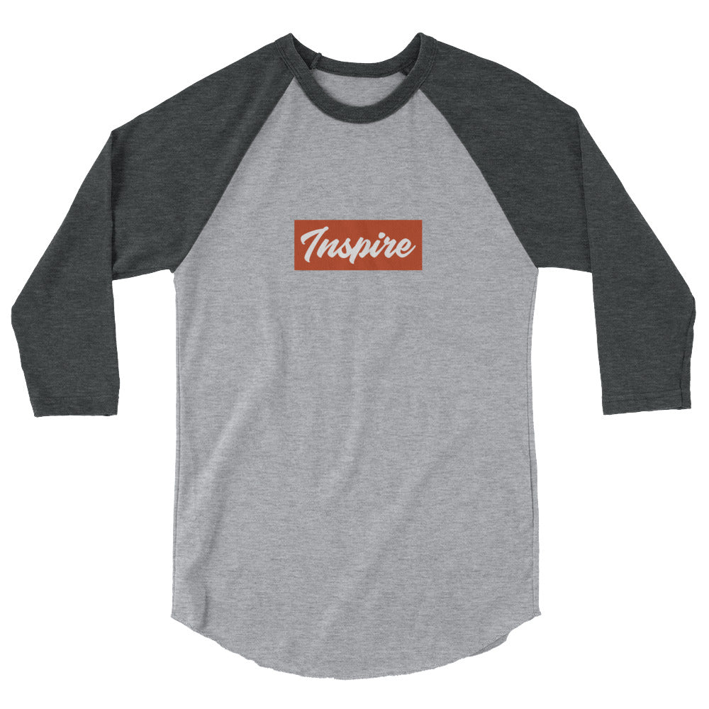 Inspire 3/4 sleeve raglan shirt