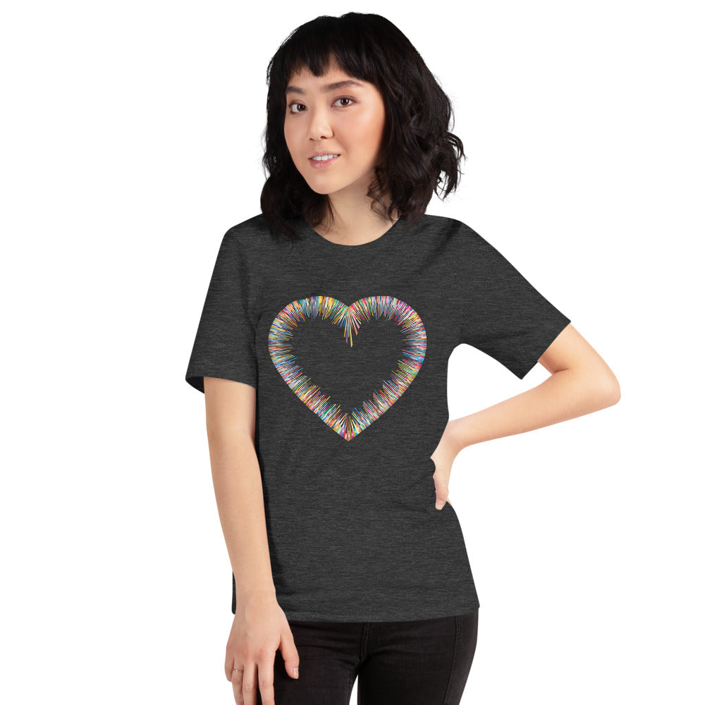 Heather Dark Grey Bella & Canva T-Shirt