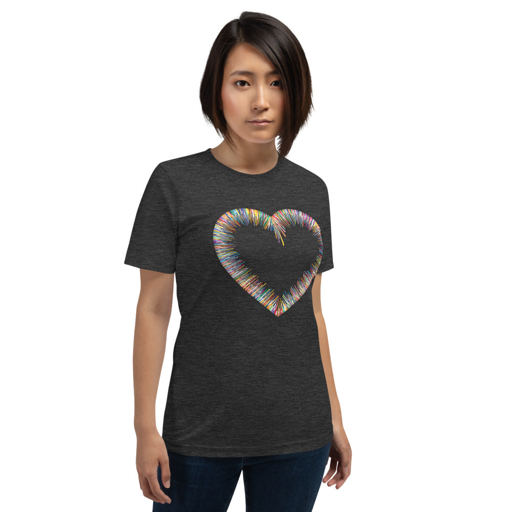 Heather Dark Grey Bella & Canva T-Shirt