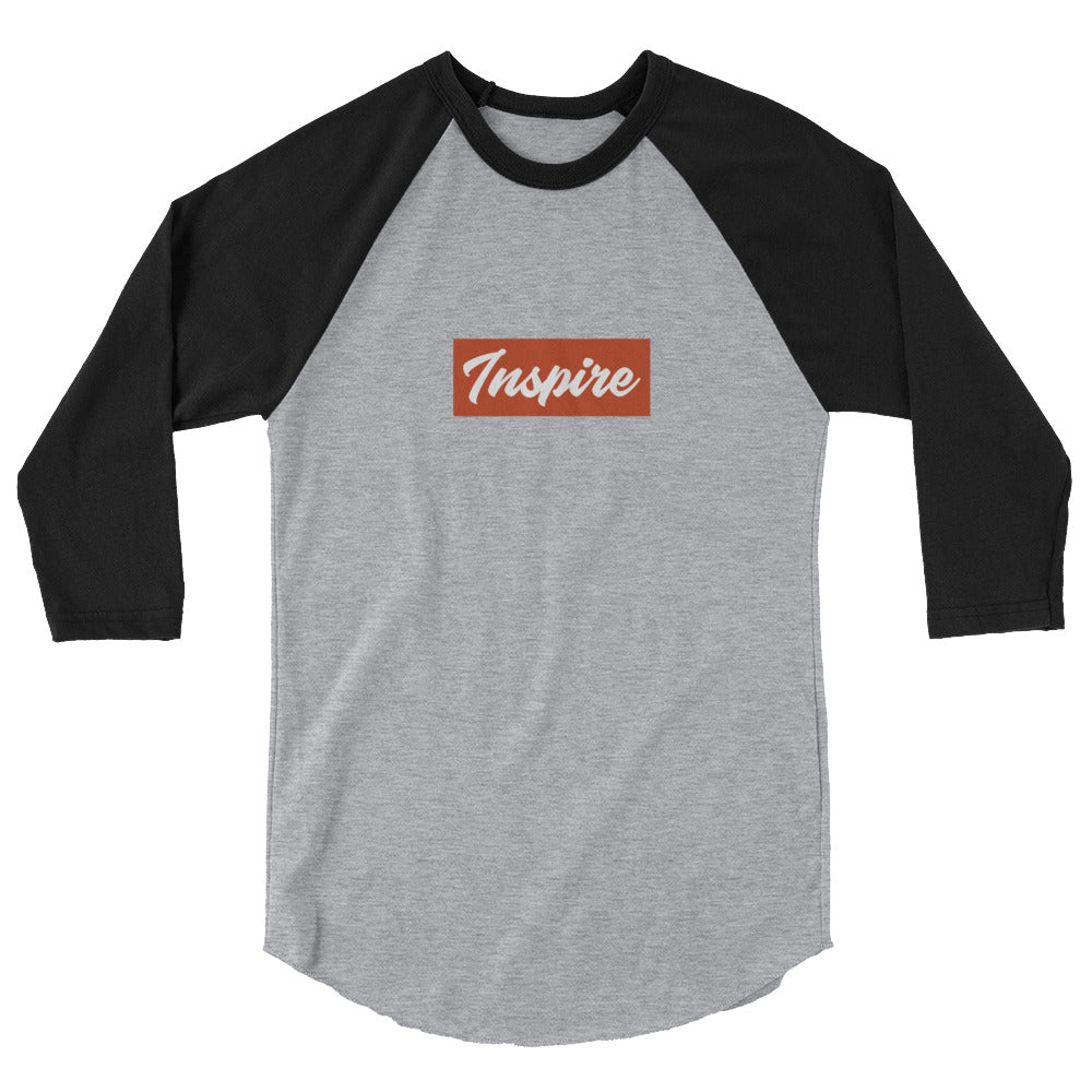 Inspire 3/4 sleeve raglan shirt