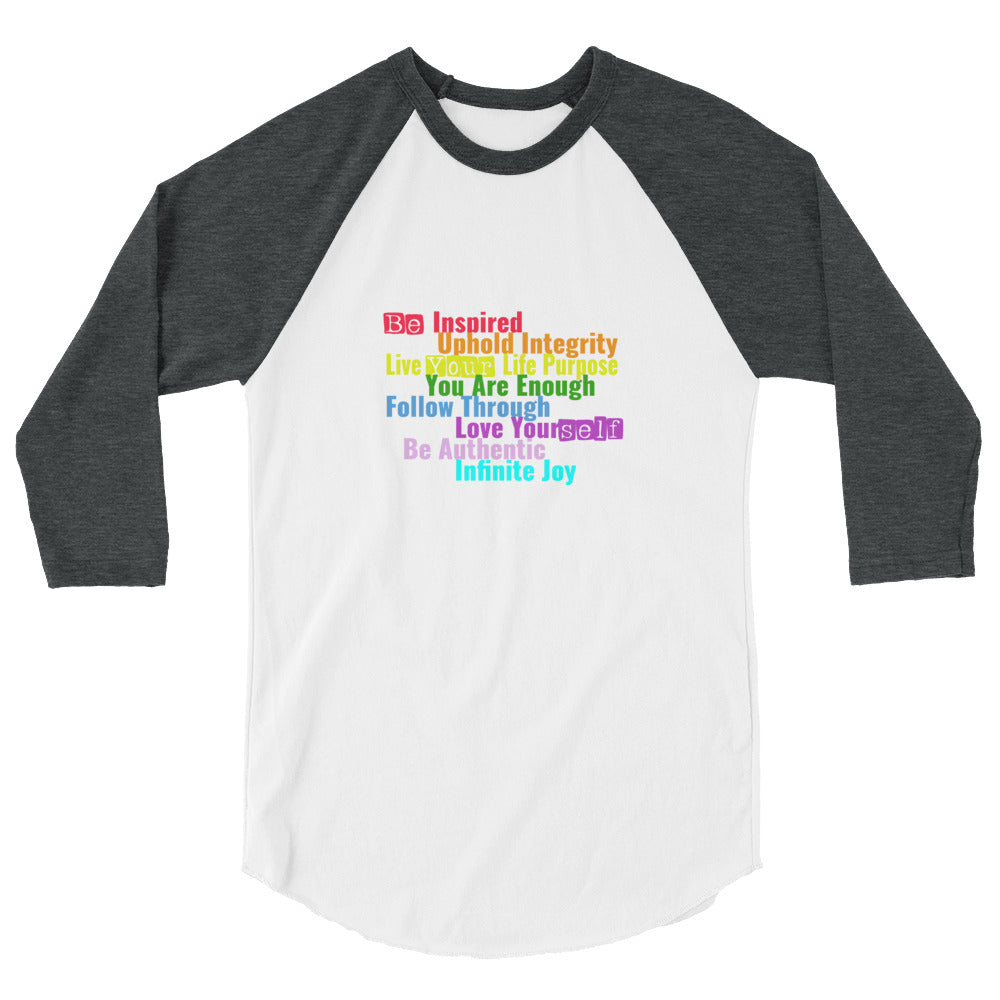 Be Inspired Sleeve Raglan Shirt