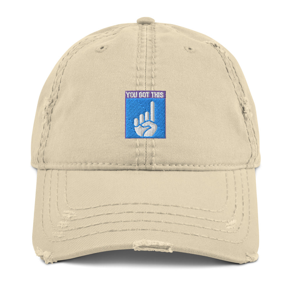 You Got This Distressed Dad Hat