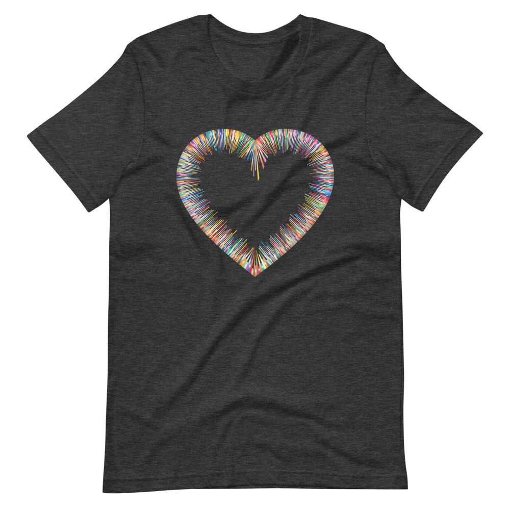 Heather Dark Grey Bella & Canva T-Shirt