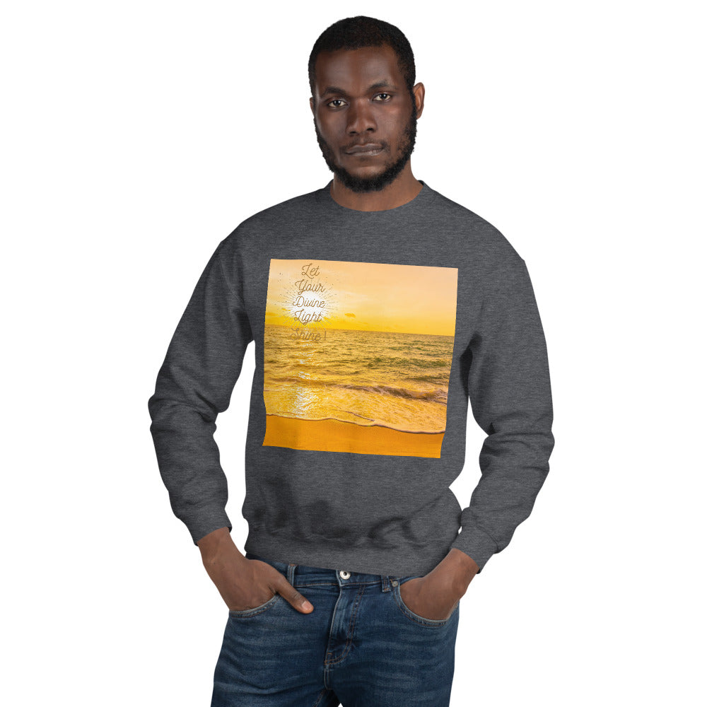 Let Your Divine Light Shine Unisex Sweatshirt