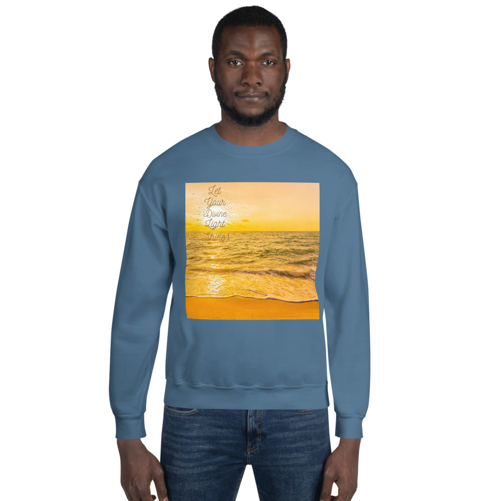 Let Your Divine Light Shine Unisex Sweatshirt