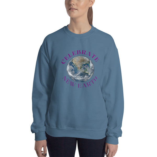 Celebrate New Earth Unisex Sweatshirt for women's