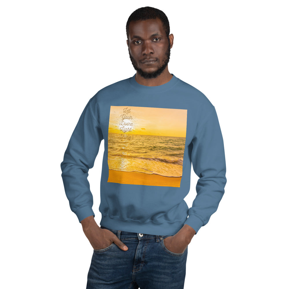 Let Your Divine Light Shine Unisex Sweatshirt