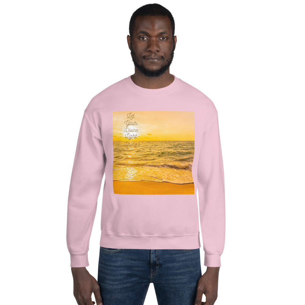 Let Your Divine Light Shine Unisex Sweatshirt