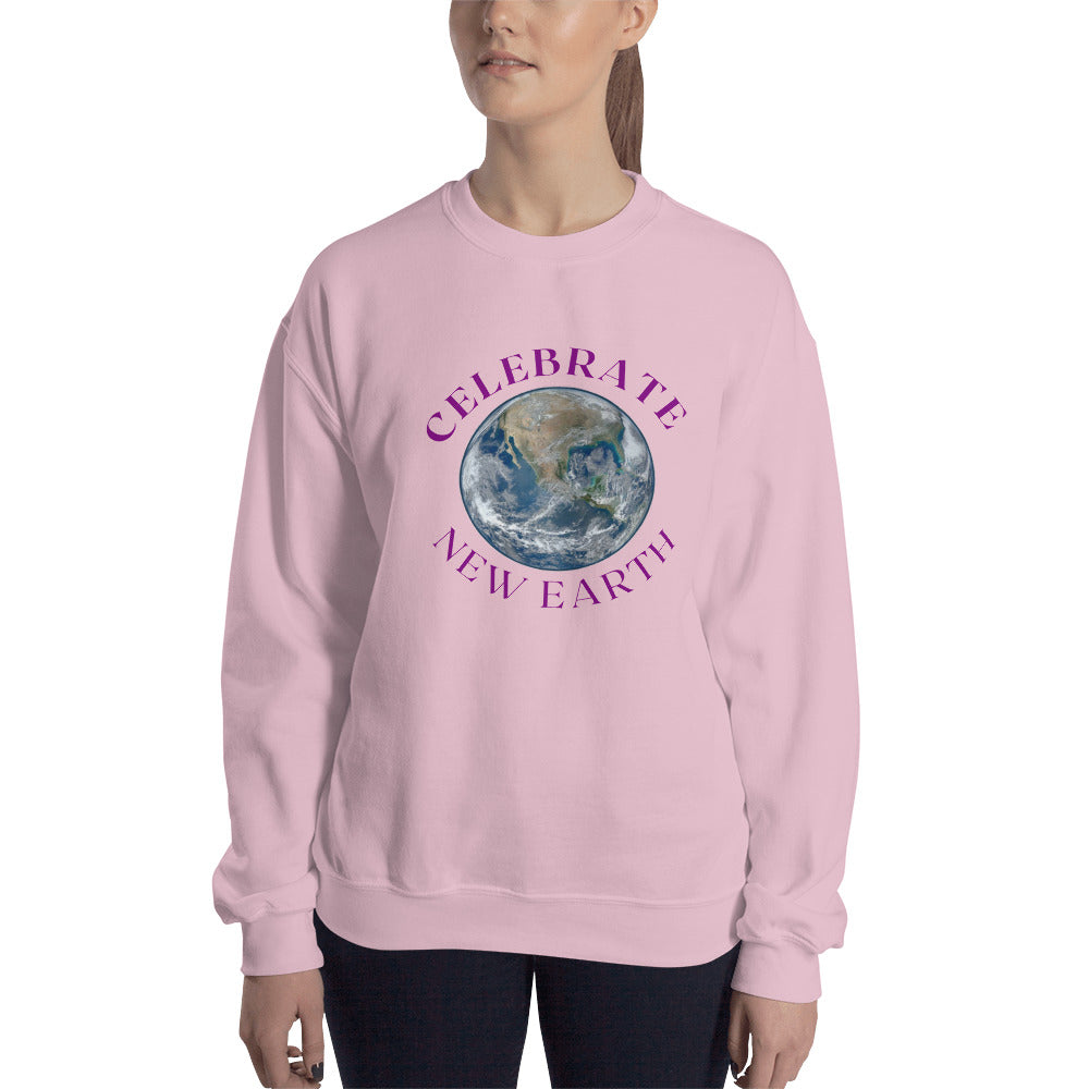 Celebrate New Earth Unisex Sweatshirt for women's