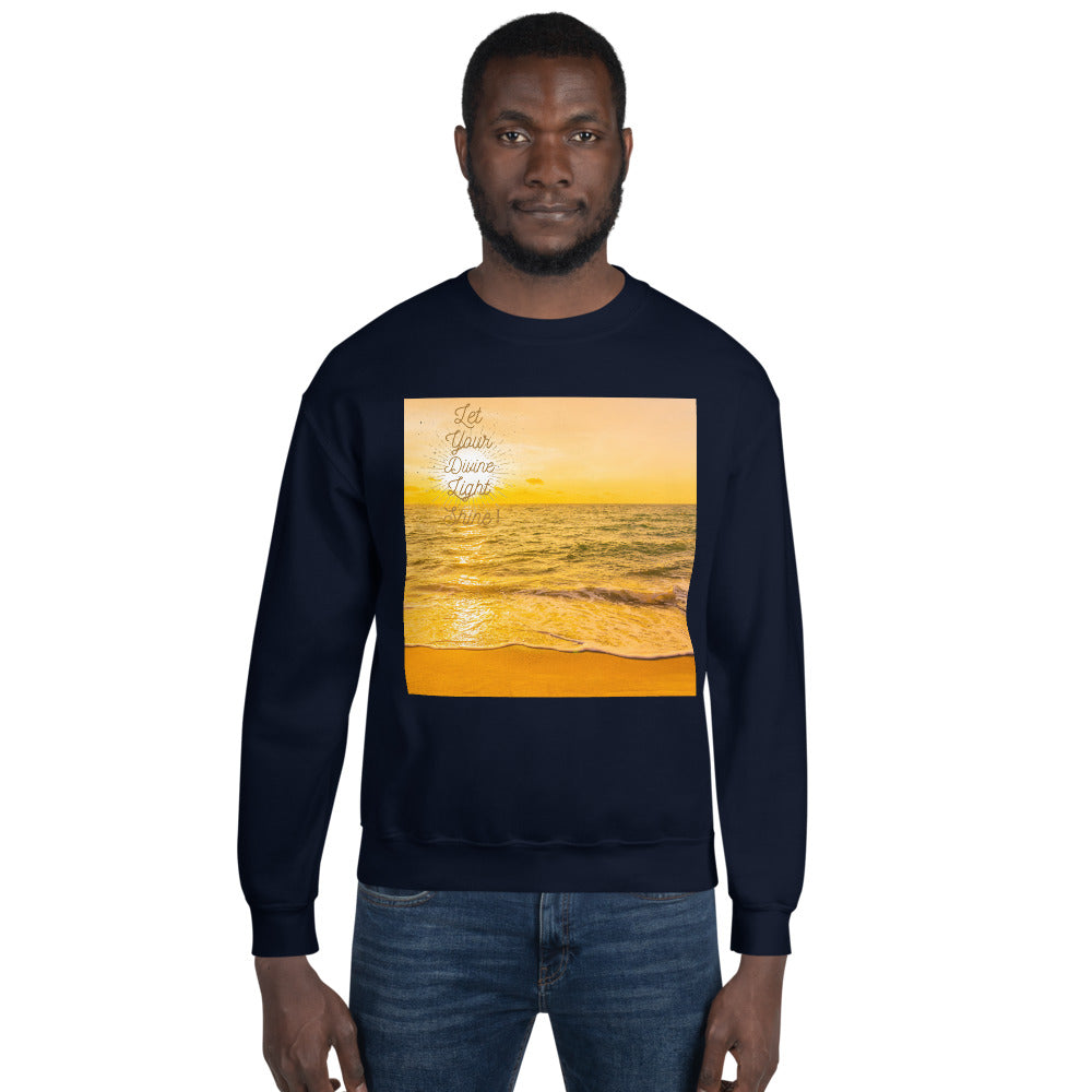 Let Your Divine Light Shine Unisex Sweatshirt