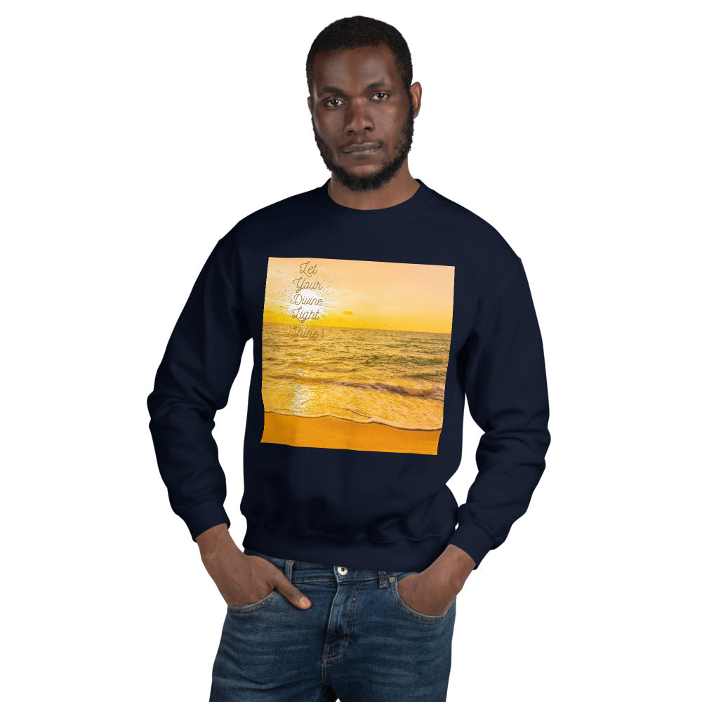 Let Your Divine Light Shine Unisex Sweatshirt