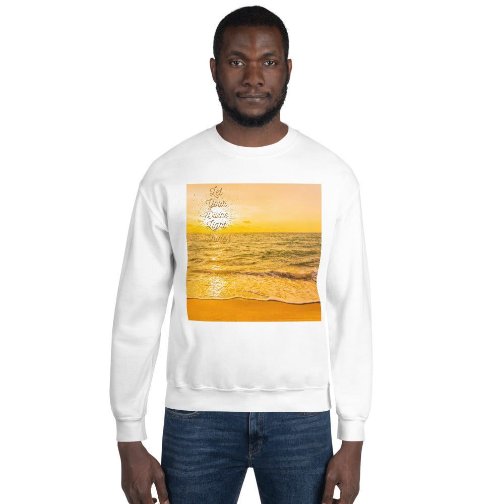 Let Your Divine Light Shine Unisex Sweatshirt