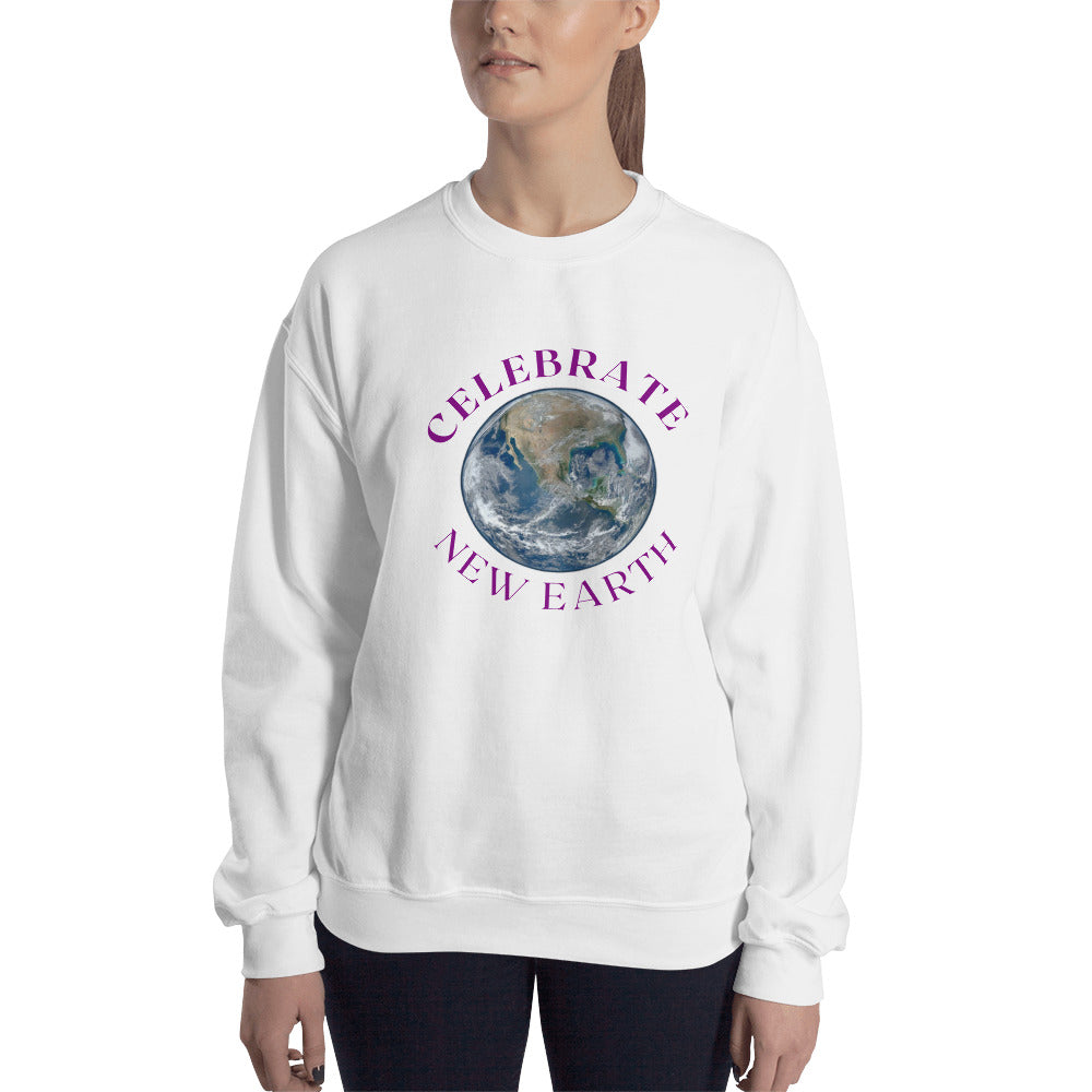 Celebrate New Earth Unisex Sweatshirt for women's