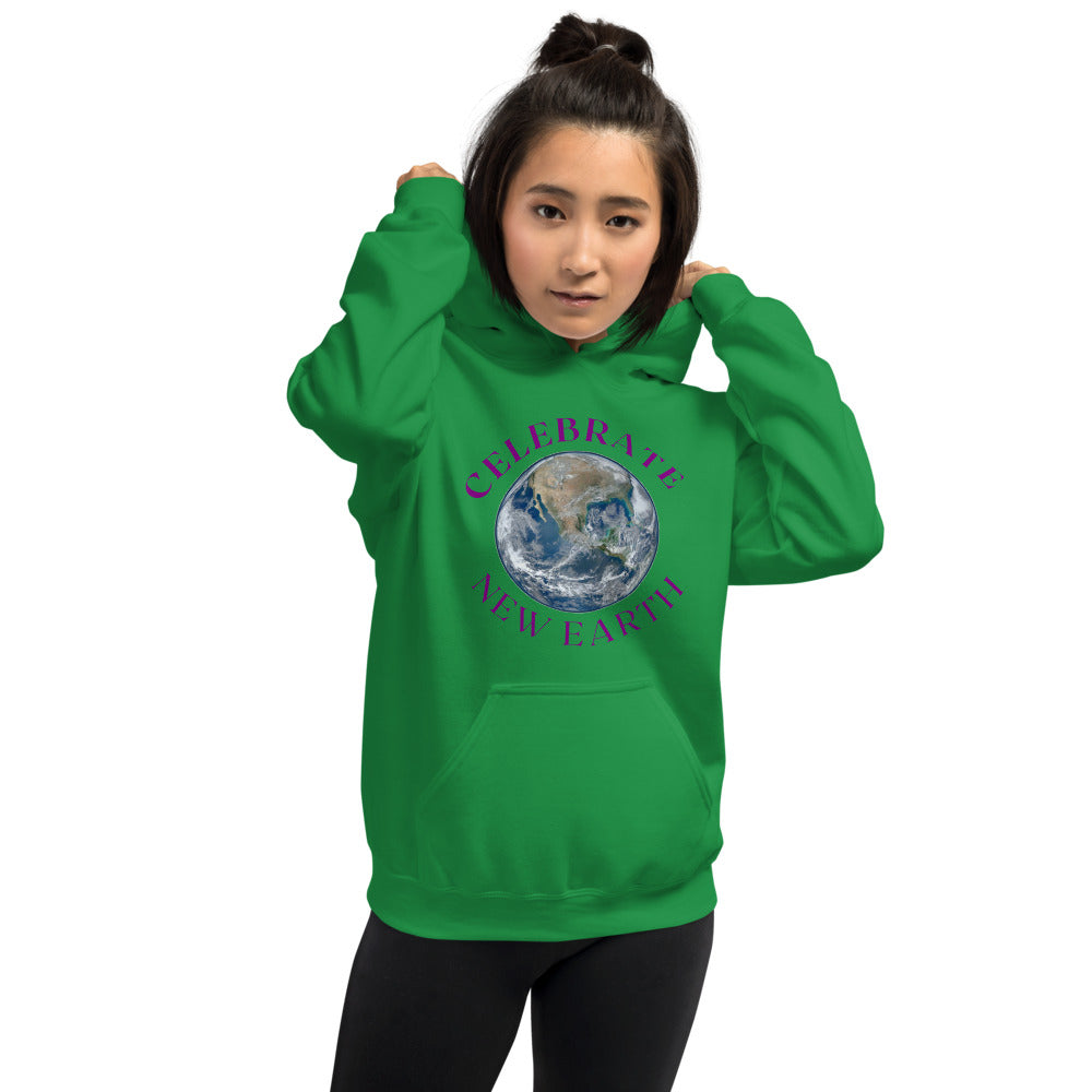 Celebrate New Earth Unisex Hoodie for women's