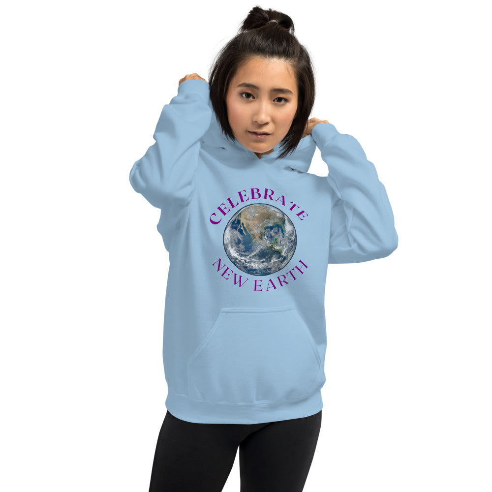 Celebrate New Earth Unisex Hoodie for women's