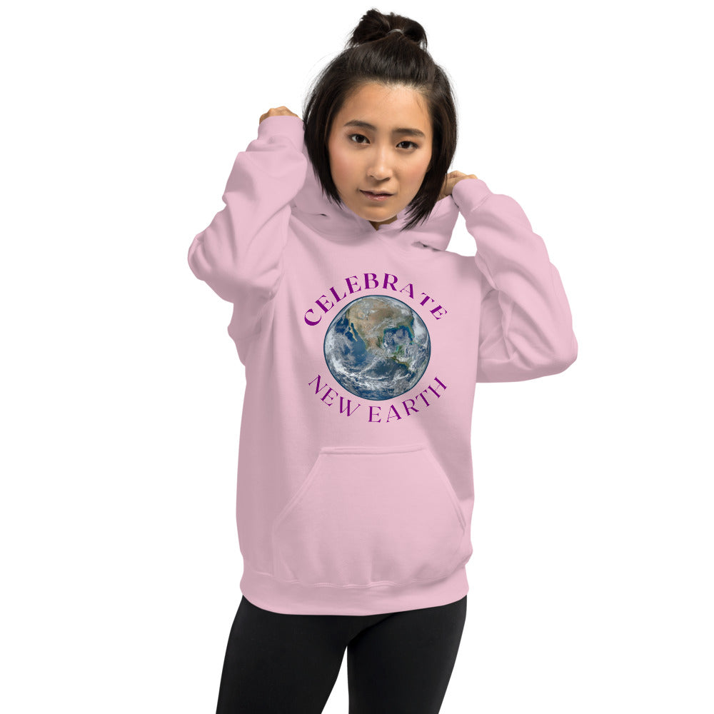 Celebrate New Earth Unisex Hoodie for women's