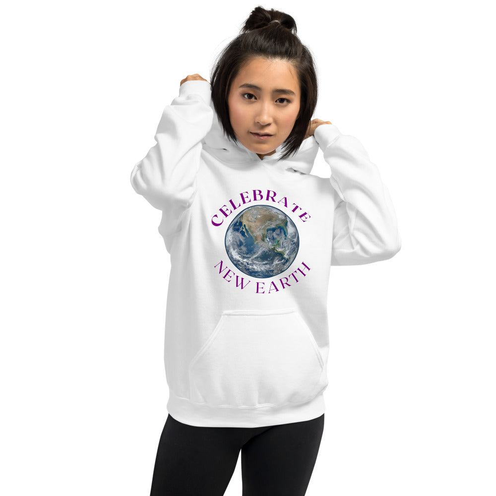 Celebrate New Earth Unisex Hoodie for women's