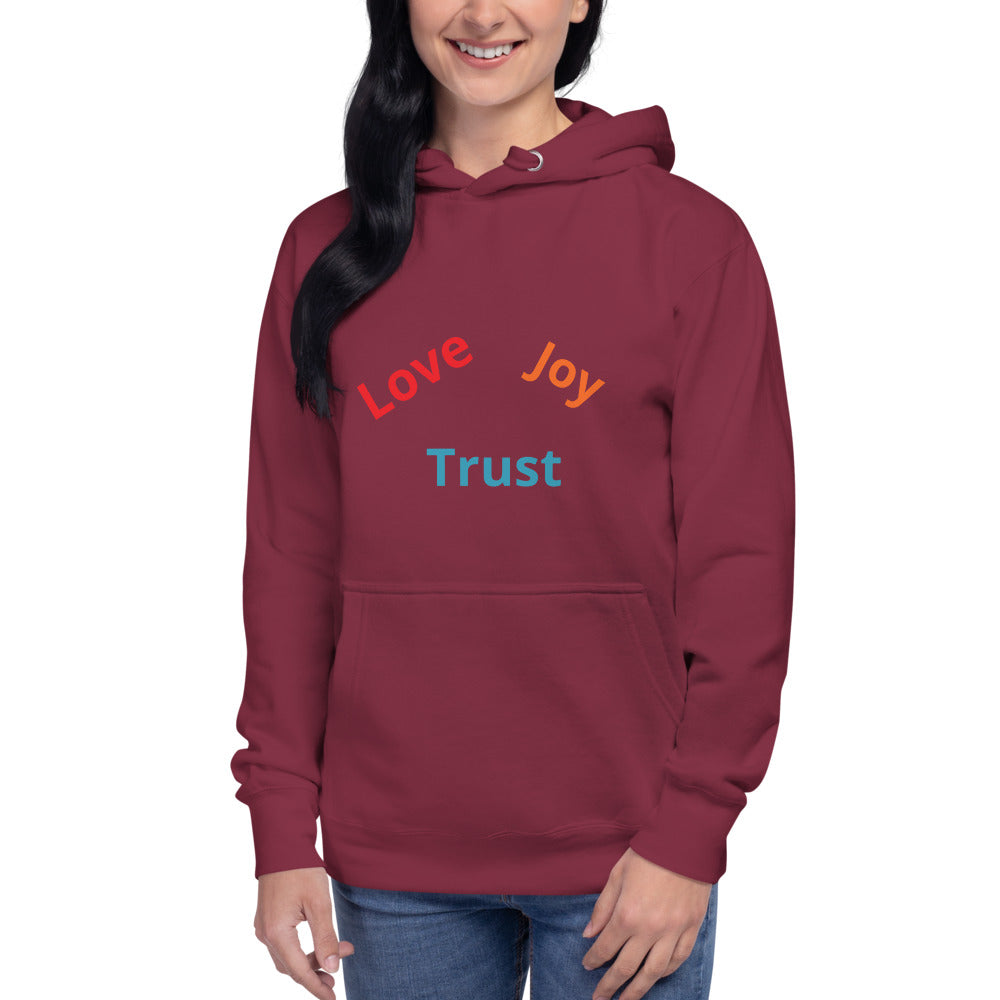Love Joy Trust women Unisex Hoodie