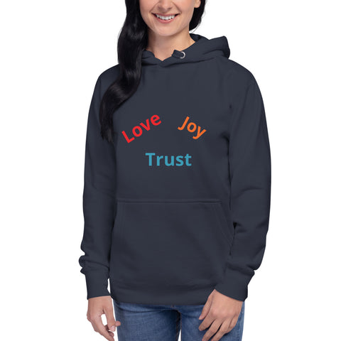 Love Joy Trust women Unisex Hoodie