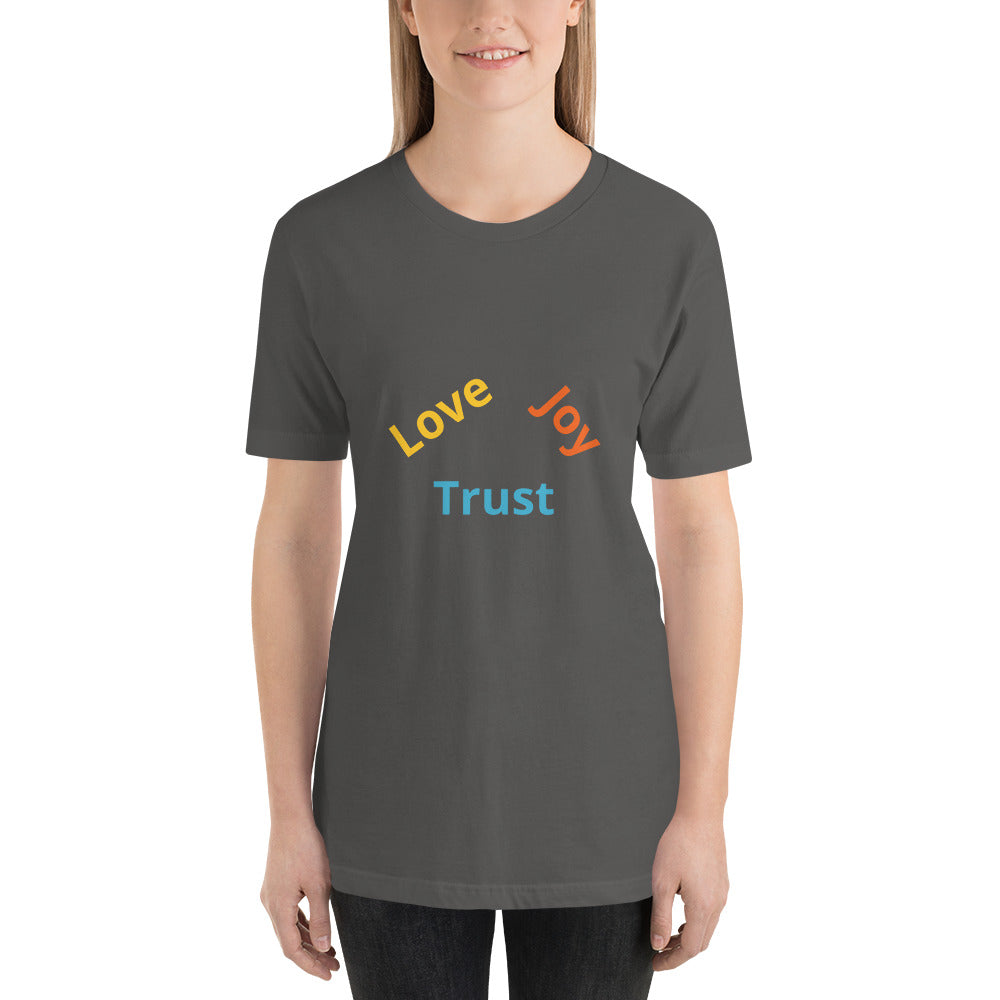 Love Joy Trust Short-Sleeve Unisex T-Shirt