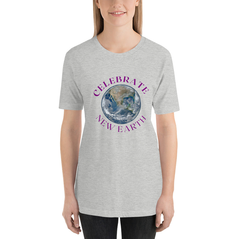 Celebrate New Earth Short-Sleeve Unisex T-Shirt for women''s