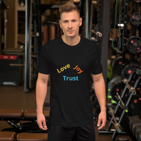 Love Joy Trust Mens Short-Sleeve Unisex T-Shirt