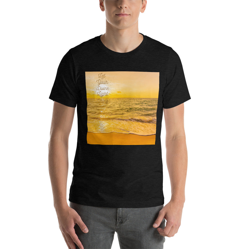 Let Your Divine Light Shine Short-Sleeve Unisex T-Shirt