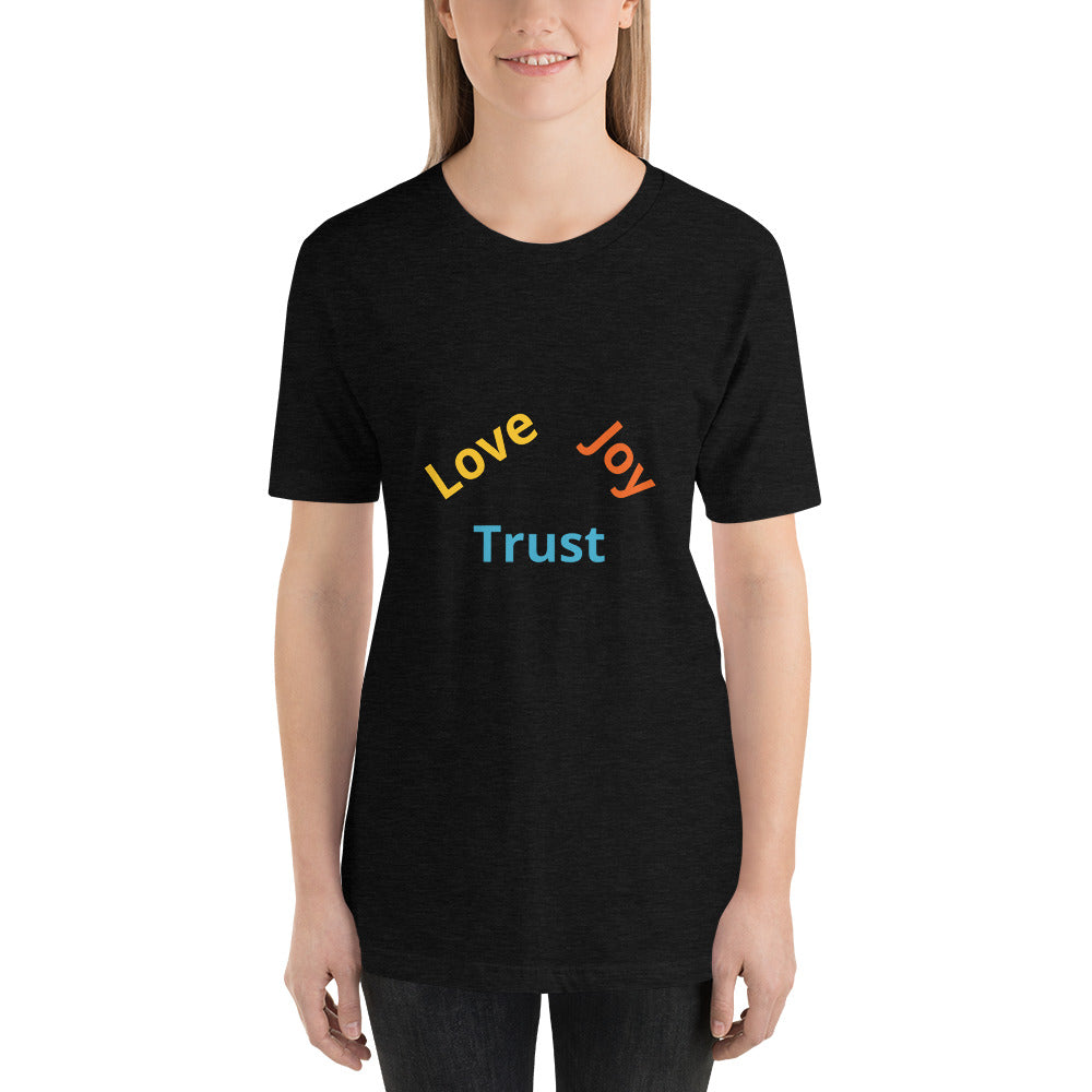 Love Joy Trust Short-Sleeve Unisex T-Shirt