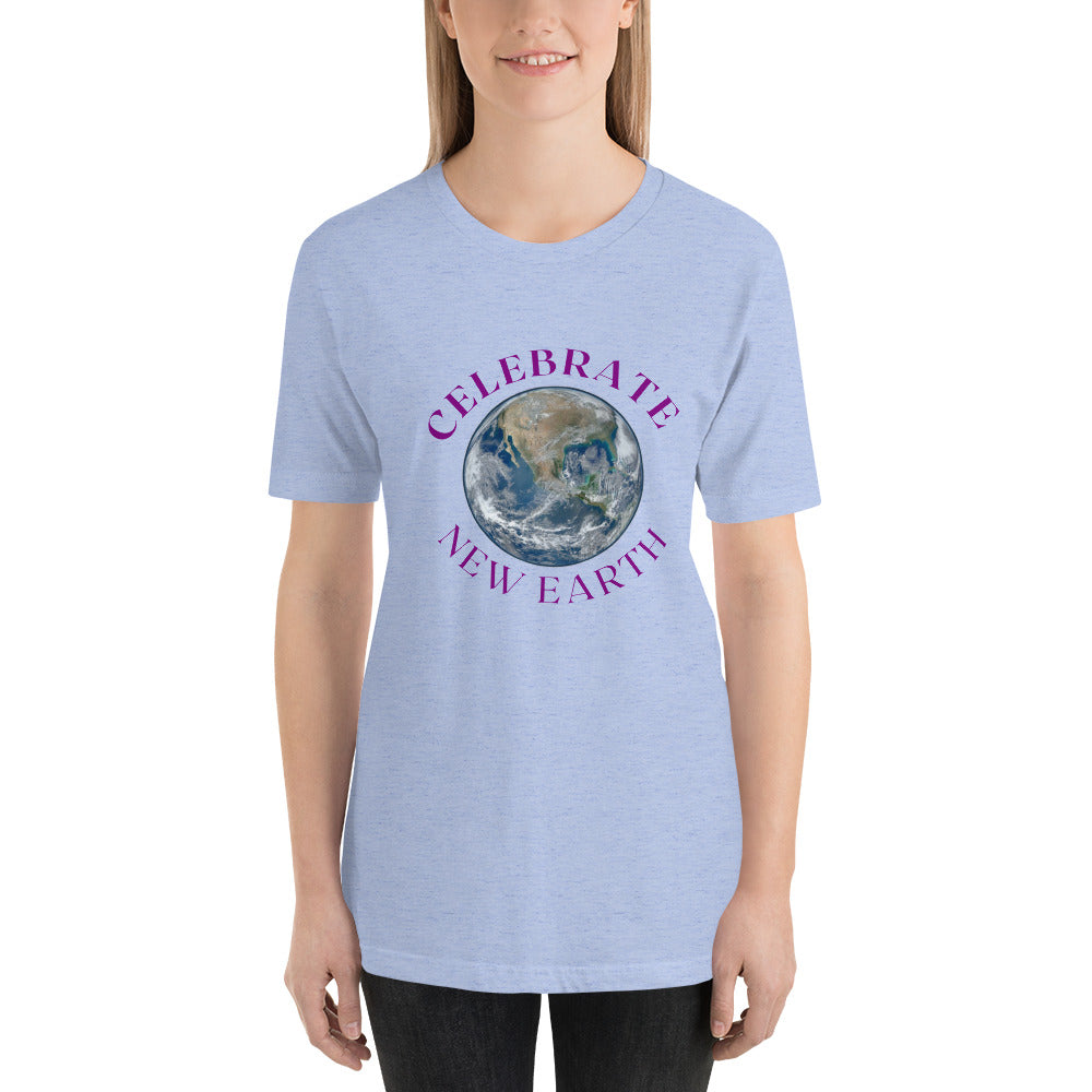 Celebrate New Earth Short-Sleeve Unisex T-Shirt for women''s