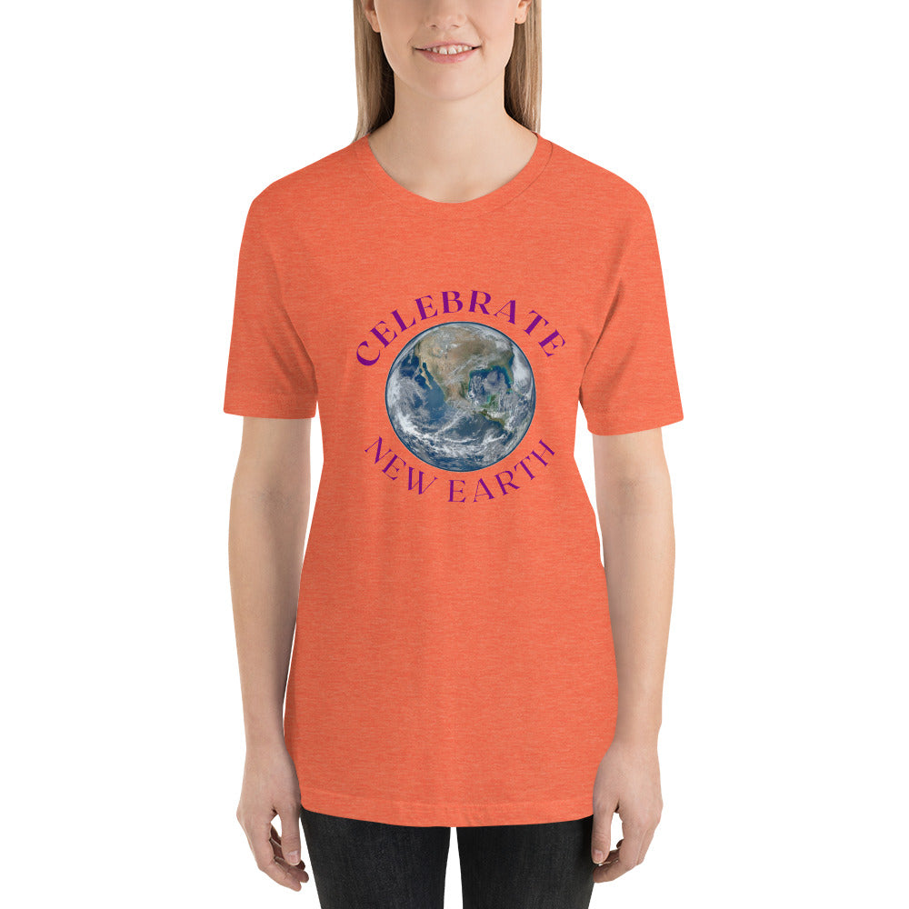 Celebrate New Earth Short-Sleeve Unisex T-Shirt for women''s