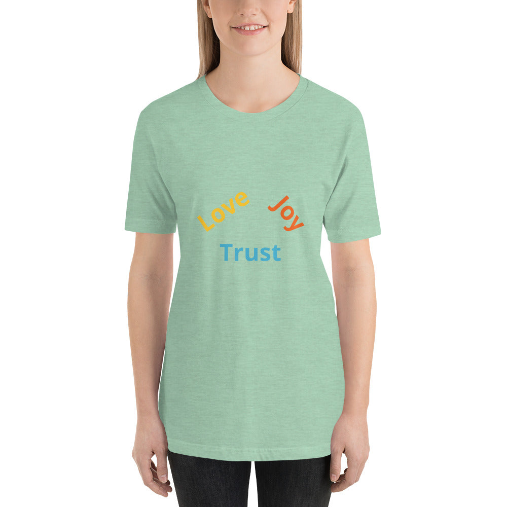 Love Joy Trust Short-Sleeve Unisex T-Shirt