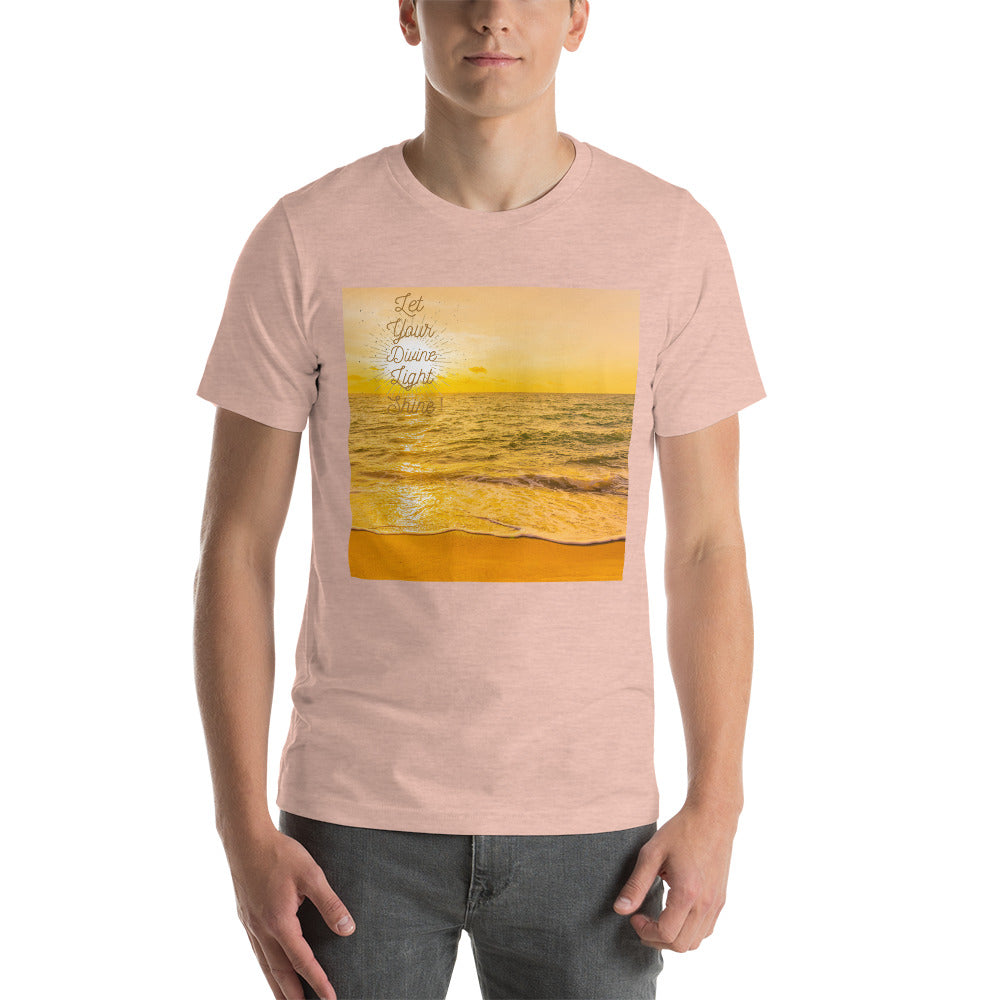 Let Your Divine Light Shine Short-Sleeve Unisex T-Shirt