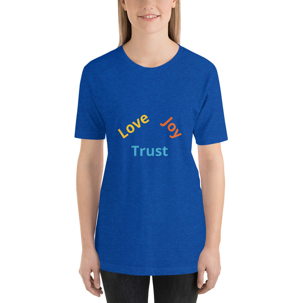 Love Joy Trust Short-Sleeve Unisex T-Shirt