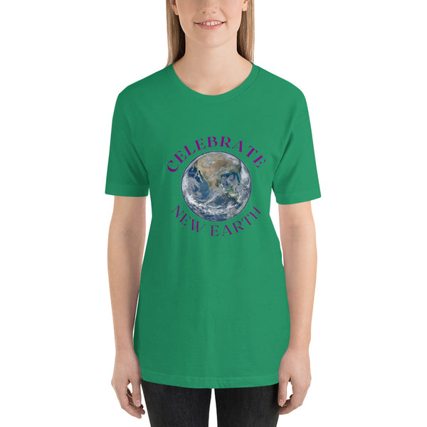 Celebrate New Earth Short-Sleeve Unisex T-Shirt for women''s