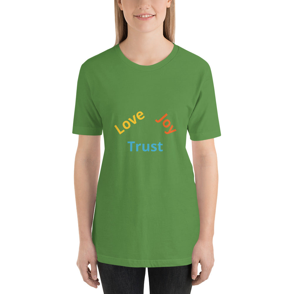 Love Joy Trust Short-Sleeve Unisex T-Shirt