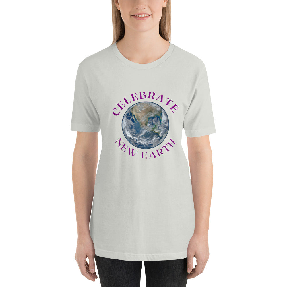 Celebrate New Earth Short-Sleeve Unisex T-Shirt for women''s