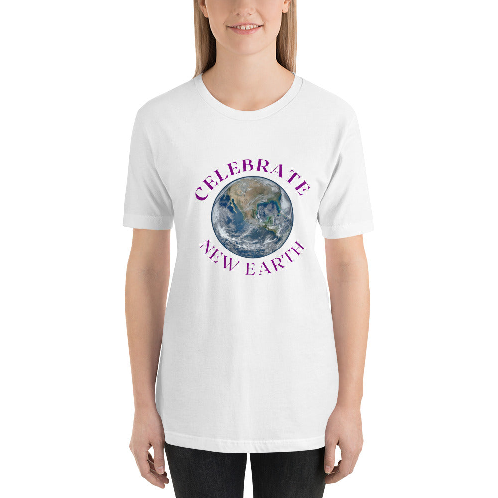 Celebrate New Earth Short-Sleeve Unisex T-Shirt for women''s