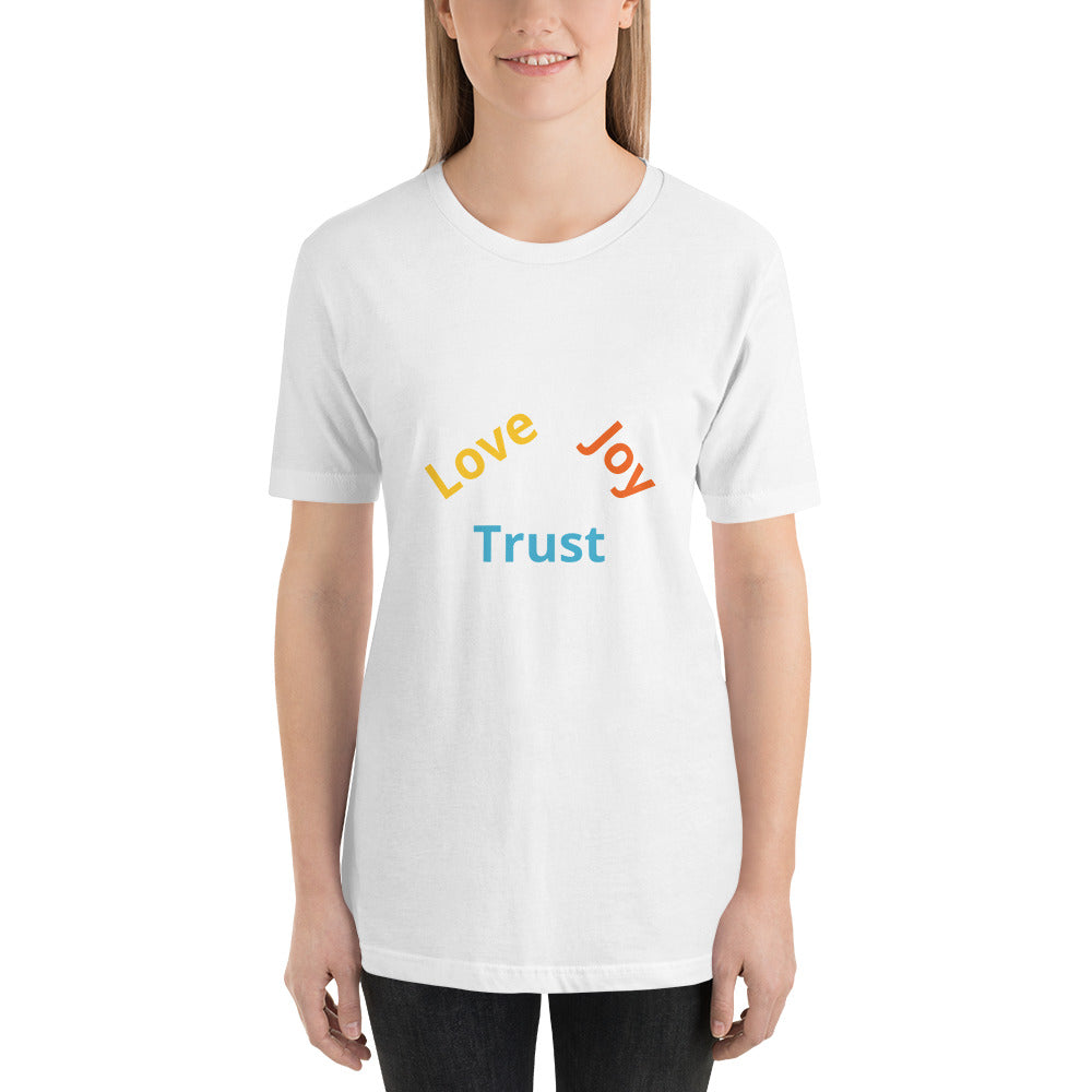 Love Joy Trust Short-Sleeve Unisex T-Shirt